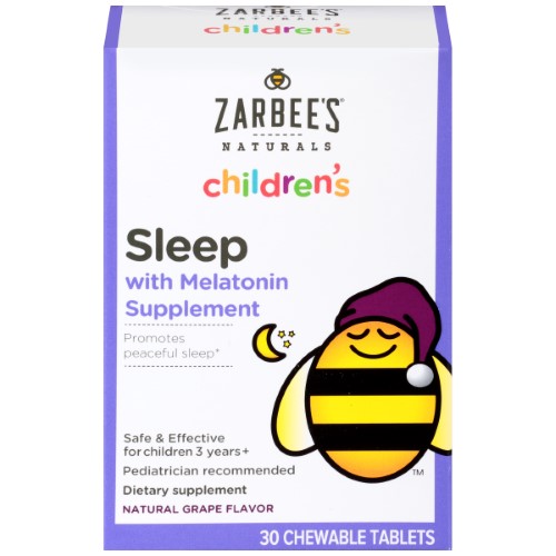 ZARBEES CHILD SLEEP TABLET GRAPE 30CT