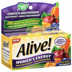 ALIVE MULTIVIT WOMEN ENERGY TABLET 50CT
