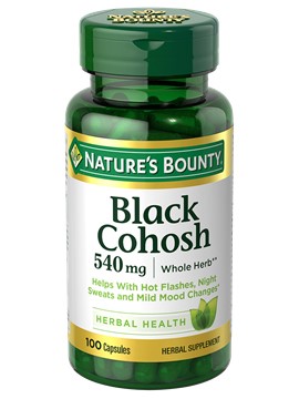 BLACK COHOSH 540MG CAP 100CT NAT BOUNTY
