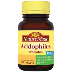 ACIDOPHILUS PROBIOTIC TAB 60CT NAT MADE