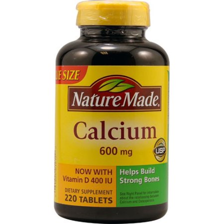 CALCIUM+D 600MG TABLET 220CT NAT MADE