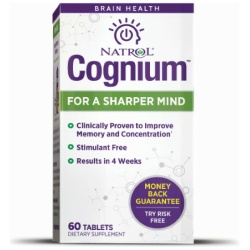 COGNIUM BRAIN HEALTH TABLETS 60CT NATROL