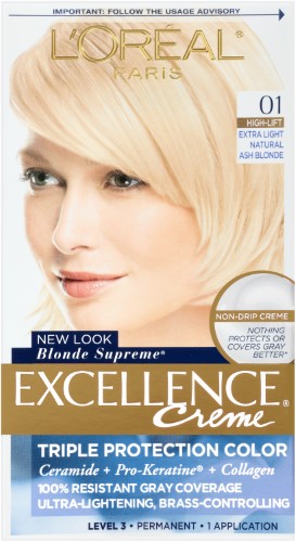 L'Oreal Paris Excellence Creme Permanent Hair Color, 01 Extra Light Ash  Blonde Wholesale Supplier 🛍️- LOreal OTC Superstore