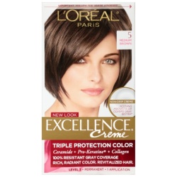 EXCELLENCE 5 MEDIUM BROWN HAIR COLOR 1CT