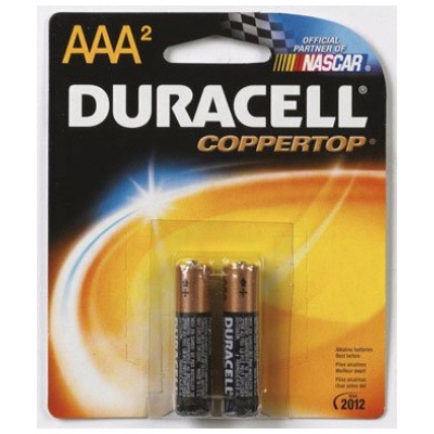 DURACELL COPPERTOP AAA 2CT