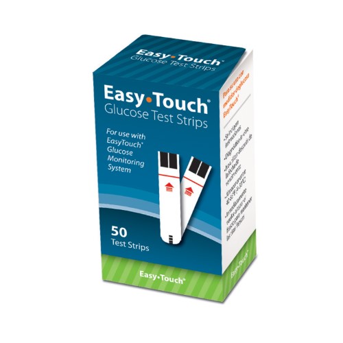 EASY TOUCH GLUCOSE TEST STRIP 50CT