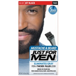 JUST FOR MEN MUSTACHE GEL JET BLACK