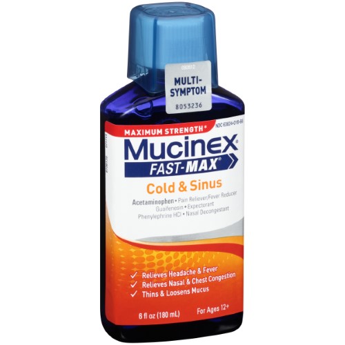 Mucinex FastMax Congestion & Headache Liquid, 6oz Wholesale Supplier 🛍