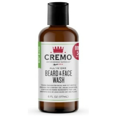 CREMO BEARD FACE WASH MINT SOAP 6OZ
