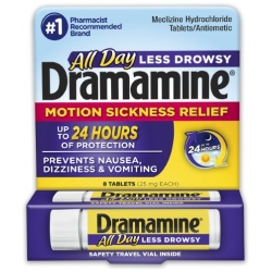 DRAMAMINE LESS DROWSY TABLET 8CT