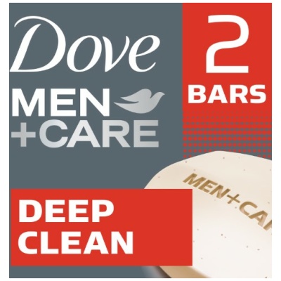 DOVE MEN BAR SOAP DEEP CLEAN 2X4.25OZ