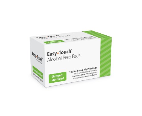 EASY TOUCH ALCOHOL PREP PAD 100CT