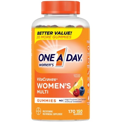 ONE-A-DAY WOMEN VITACRAVE GMY 170CT