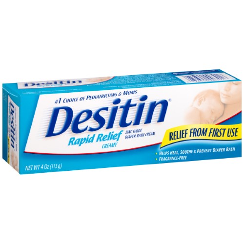 Desitin Rapid Relief Zinc Oxide Diaper Rash Cream 4 Oz Wholesale Supplier Desitin Otc Superstore