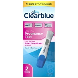 CLEARBLUE PREGNANCY TEST DIGITAL 2CT