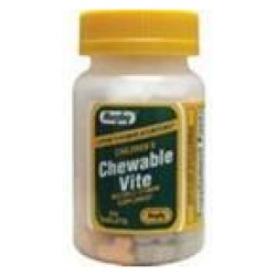 CHEWABLE-VITE TABLET 100CT RUGBY