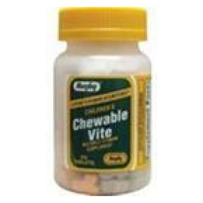 CHEWABLE-VITE TABLET 100CT RUGBY