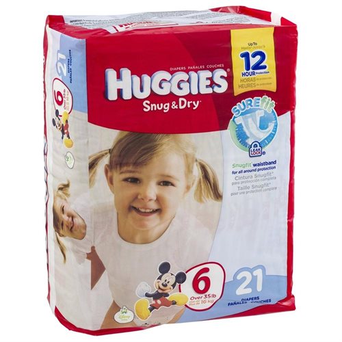Huggies Snug & Dry Baby Diapers, Size 6, 21 Ct - Pack of 4 Wholesale  Supplier 🛍️- Huggies OTC Superstore