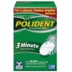 POLIDENT 3 MINUTE TABLET MINT 120CT
