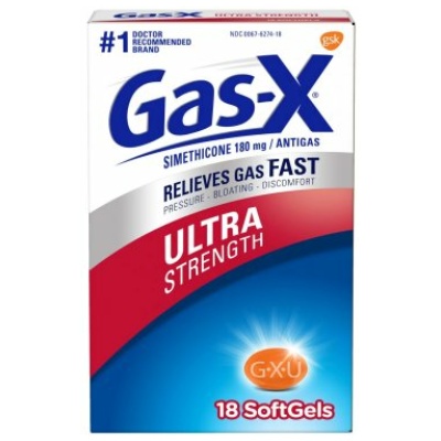GAS-X ULTRA STR SOFTGEL 18CT