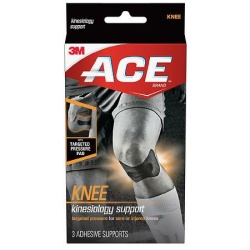 ACE KINESIOLOGY KNEE ADHESIV SUPPORT 3CT