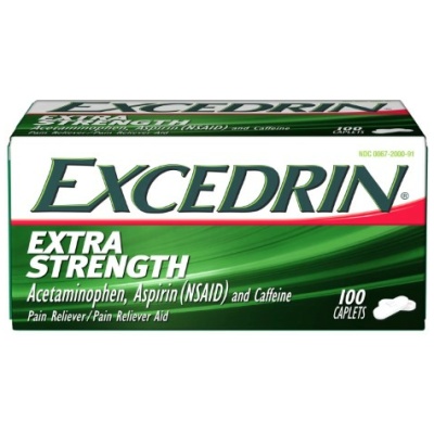 EXCEDRIN X/S CAPLETS 100CT