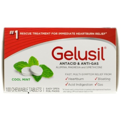 GELUSIL TABLET PEPPERMINT 100CT