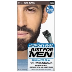 JUST FOR MEN MUSTACHE GEL REAL BLACK