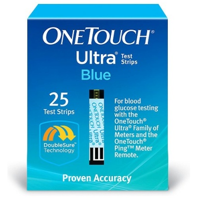 ONE TOUCH ULTRA BLUE TEST STRIP 25CT