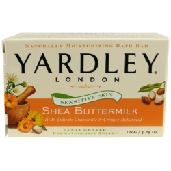 YARDLEY SHEA BUTTERMILK BAR SOAP 4.25OZ