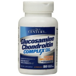 GLUCOSAM CHOND COMPLX TAB 80CT 21ST CENT
