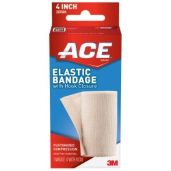 ACE ELASTIC BANDAGE W/VELCRO 4 INCH