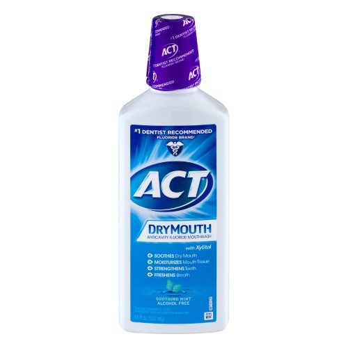 ACT TOTAL CARE DRY MTH ALCOH FR MNT 18OZ