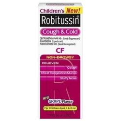 ROBITUSSIN CHILD COUGH COLD CF SYRUP 4OZ
