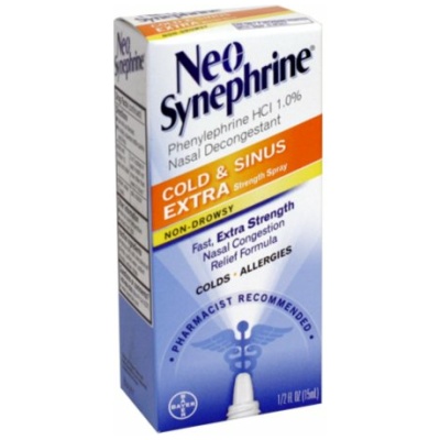 NEO-SYNEPHRINE COLD & SINUS EX/STR 0.5OZ