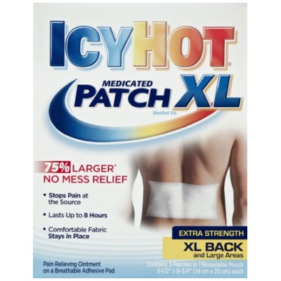 ICY HOT BACK PATCH XL 3CT