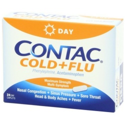 CONTAC COLD FLU DAY NON-DROWSY CPL 24CT