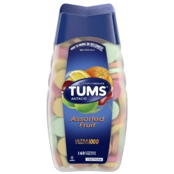 TUMS ULTRA TABLET FRUIT 160CT