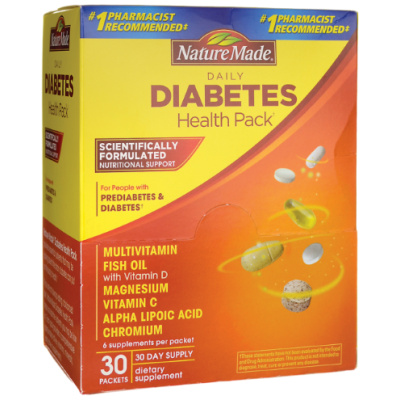 DIABETES HEALTH S/F PKT 30CT NAT MADE