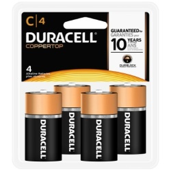 DURACELL COPPERTOP C 4CT