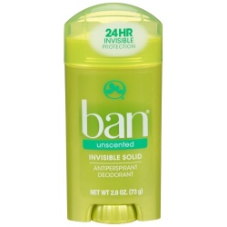 BAN INVISIBLE SOLID UNSCENTED 2.6OZ