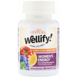 WELLIFY WOMENS ENERGY TAB 65CT 21ST CENT