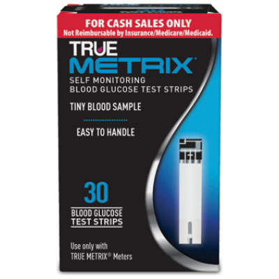 TRUE METRIX TEST STRIP CASH 30CT
