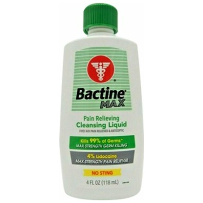 BACTINE MAX PAIN RELIEF CLEANSNG LIQ 4OZ
