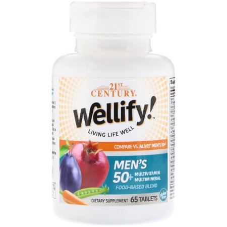 WELLIFY MENS 50+ TAB 65CT 21ST CENT