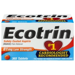 ECOTRIN 81MG TABLET 365CT