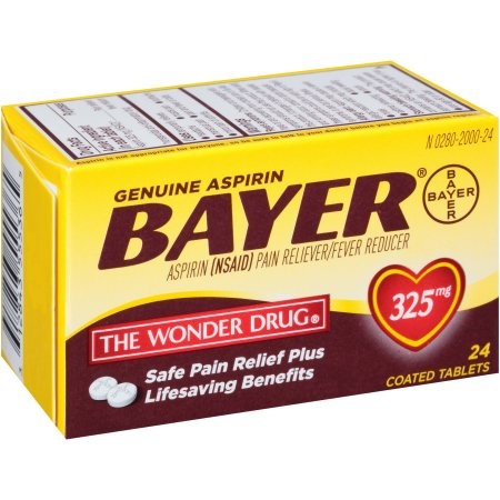 BAYER ASPIRIN TABLET 24CT