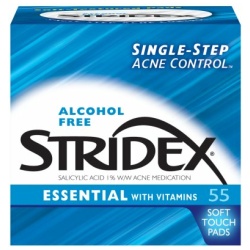 STRIDEX ESSENTIAL CARE PAD 55CT