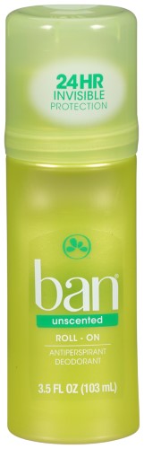 BAN ROLL ON UNSCENTED 3.5OZ