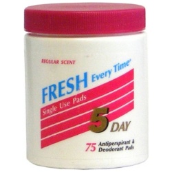 5 DAY A/P DEO PAD REGULAR SCENT 75CT